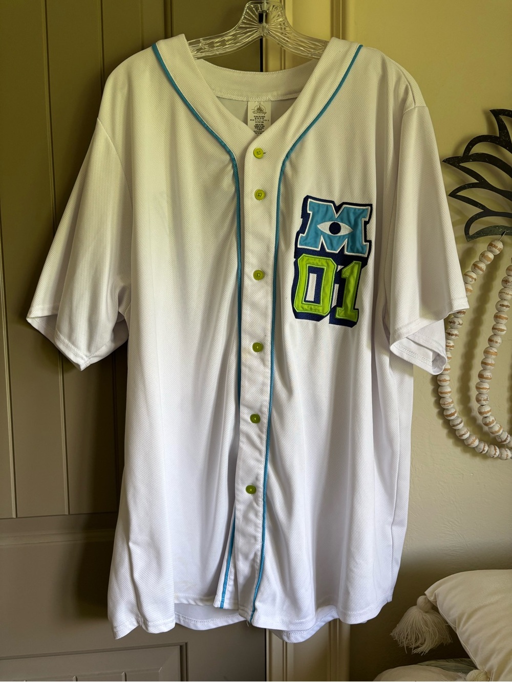 Disney monsters Inc. baseball jersey, clothes
